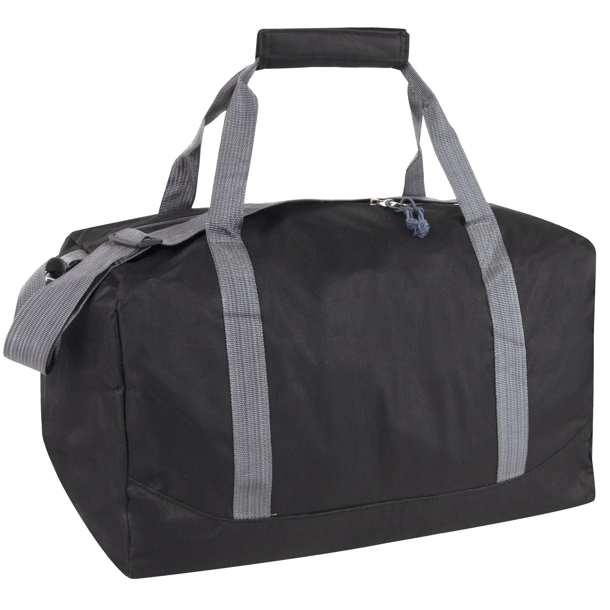 44cm Duffel Bag Medium 28L Capacity - Black