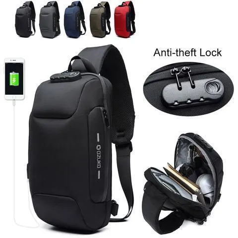 Anti Theft Backpack with 3 Digit Lock
