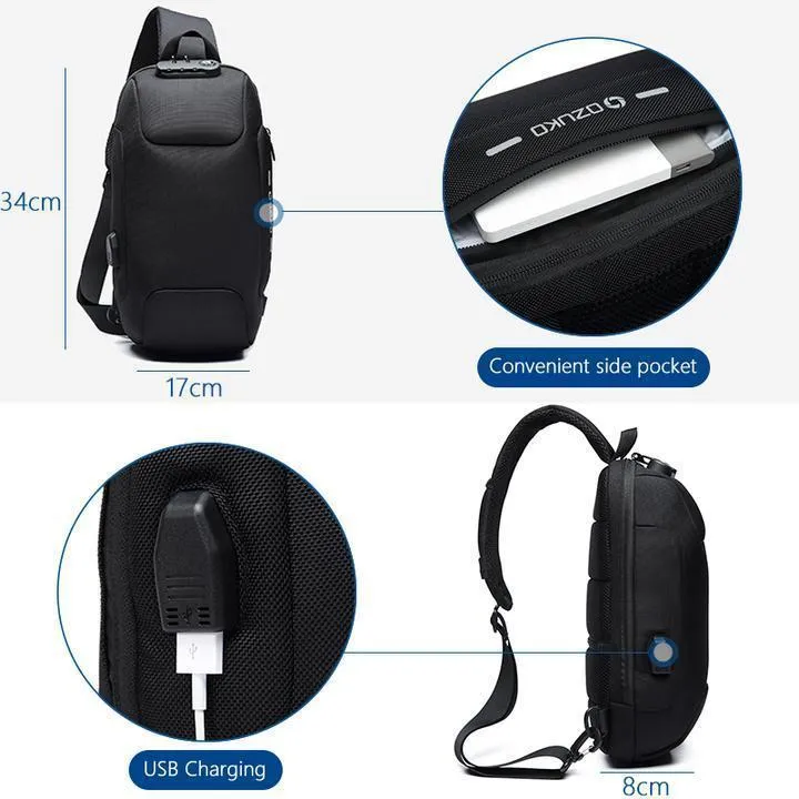 Anti Theft Backpack with 3 Digit Lock