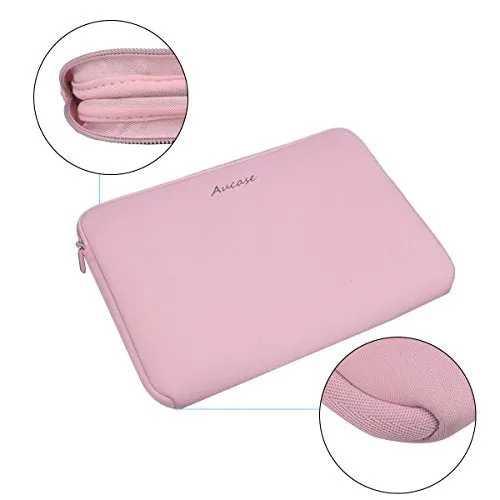 Aucase 11.6-13 inch Laptop Sleeve for MacBook Air M1 M2, MacBook Pro 13, Surface Pro, Chromebook Notebook 13, Water Repellent Neoprene Protective Case for Men and Women