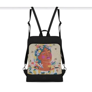 Black Laptop Backpack Save the Bees