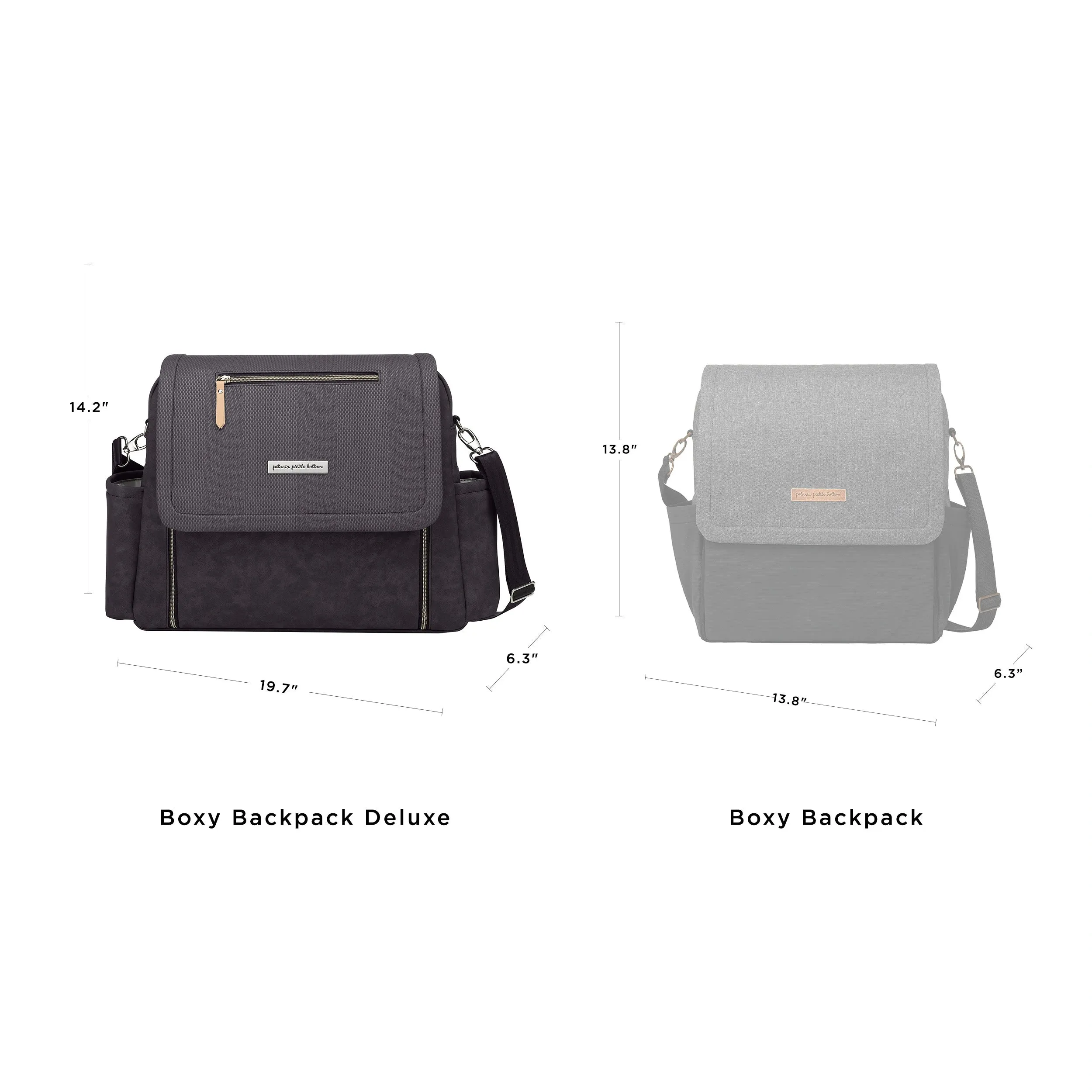 Boxy Backpack Deluxe in Carbon Cable Stitch