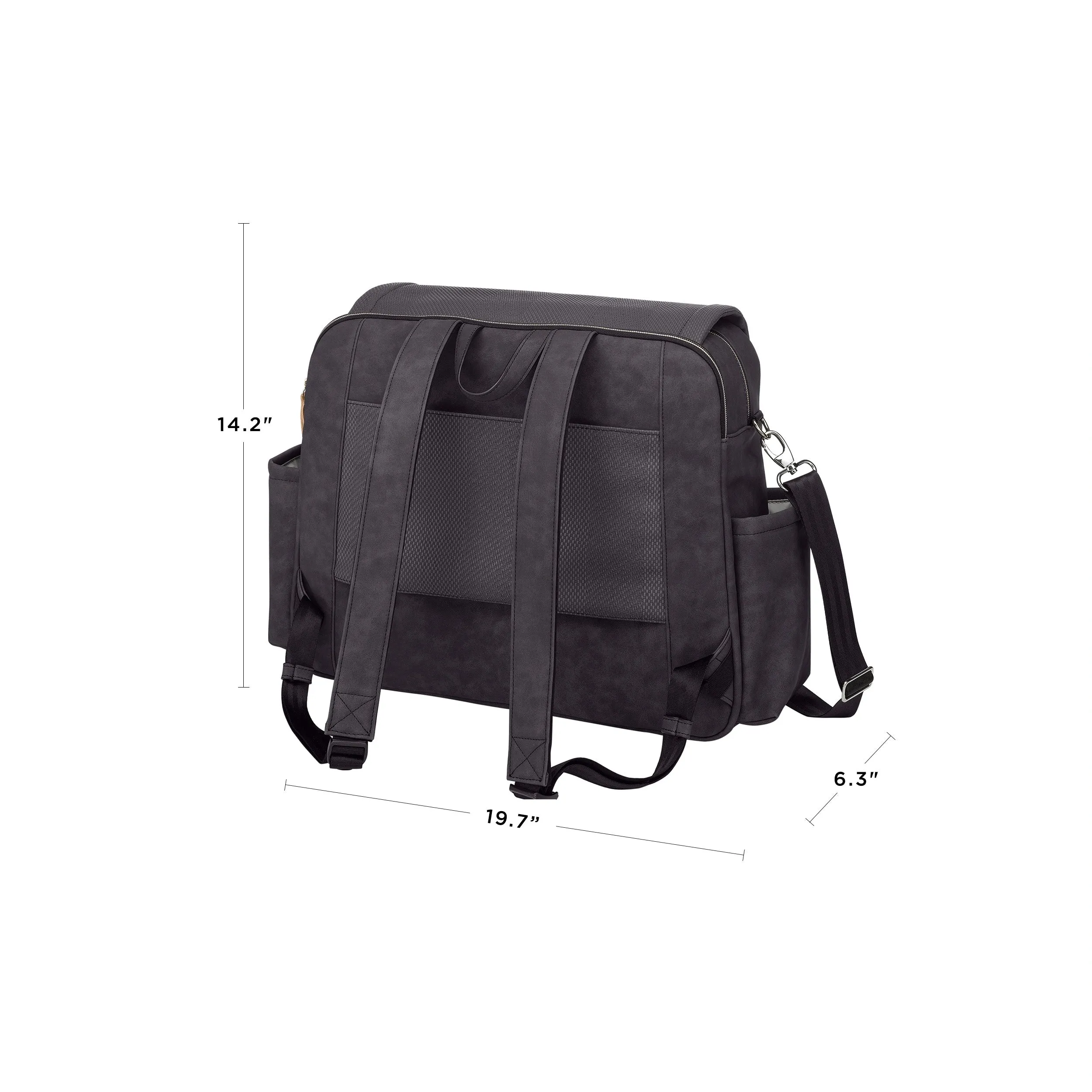 Boxy Backpack Deluxe in Carbon Cable Stitch
