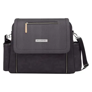 Boxy Backpack Deluxe in Carbon Cable Stitch