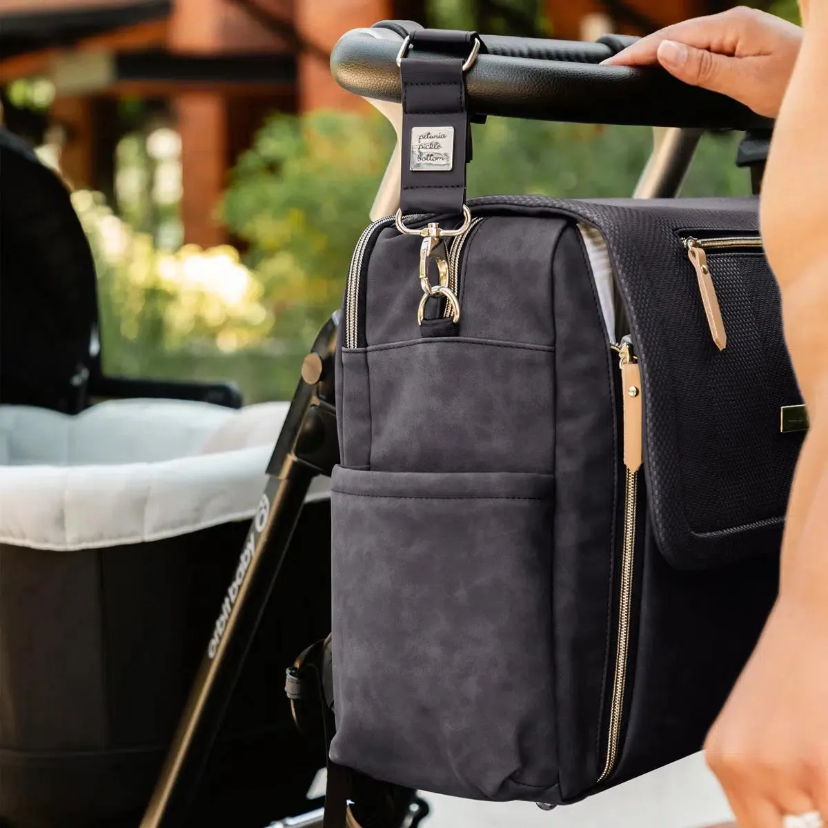 Boxy Backpack Deluxe in Carbon Cable Stitch