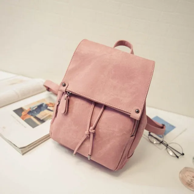 Canvas College Backpack Bag