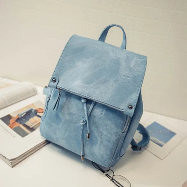 Canvas College Backpack Bag