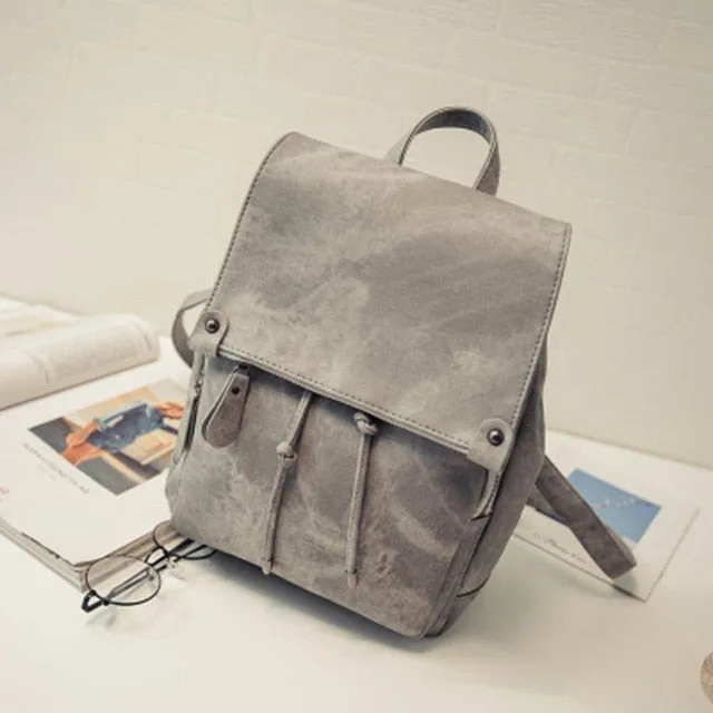 Canvas College Backpack Bag