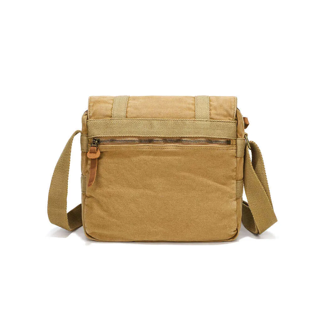 Canvas Crossbody Messenger Bag - Casual and Versatile
