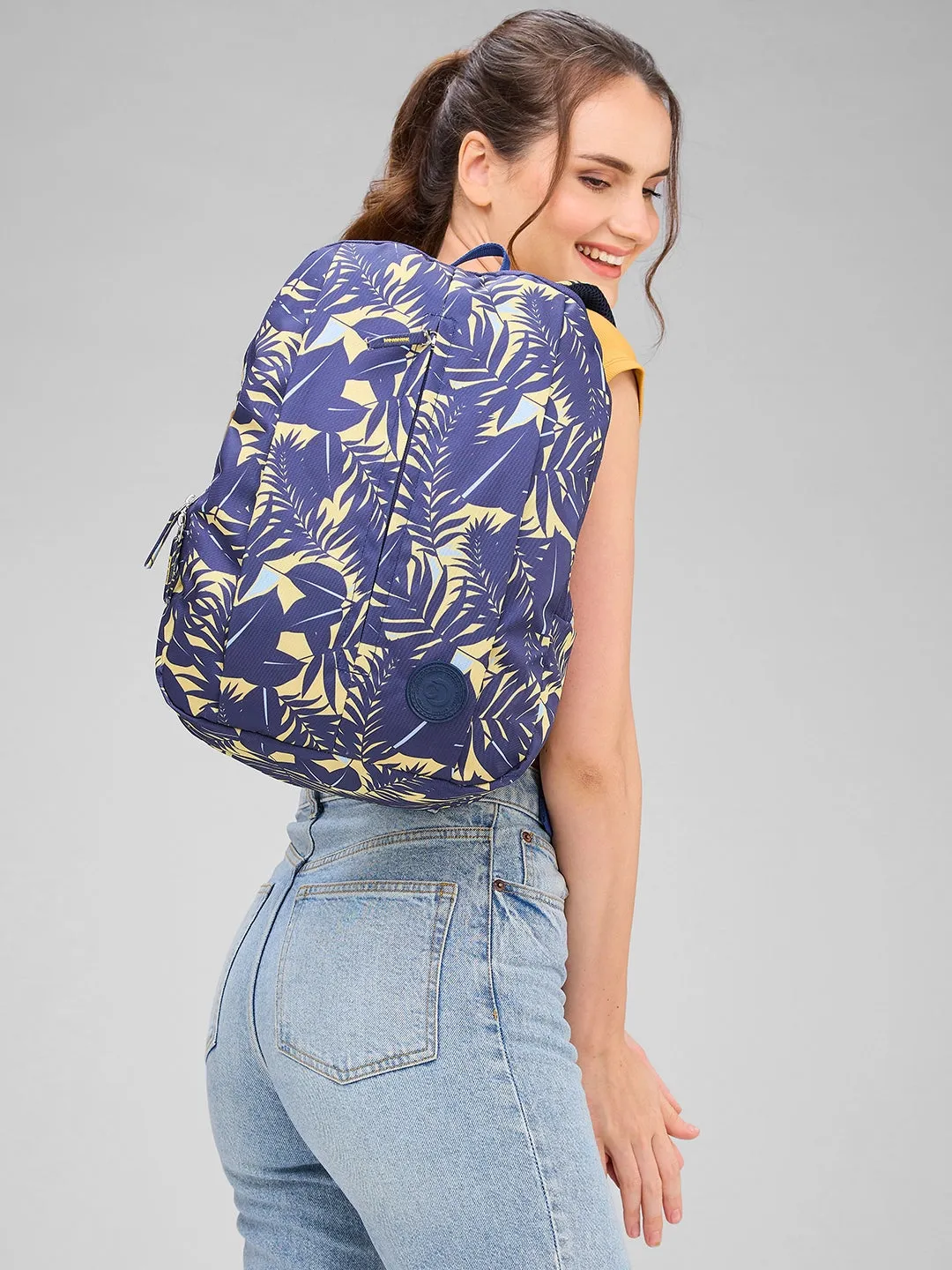 Caprese Eddy Laptop Backpack Large Navy