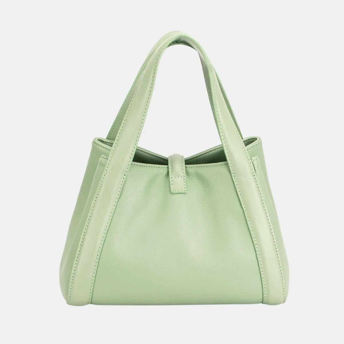 David Jones PU Leather Bucket Tote Bag