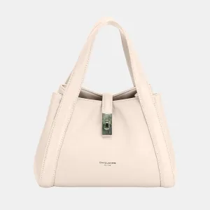 David Jones PU Leather Bucket Tote Bag