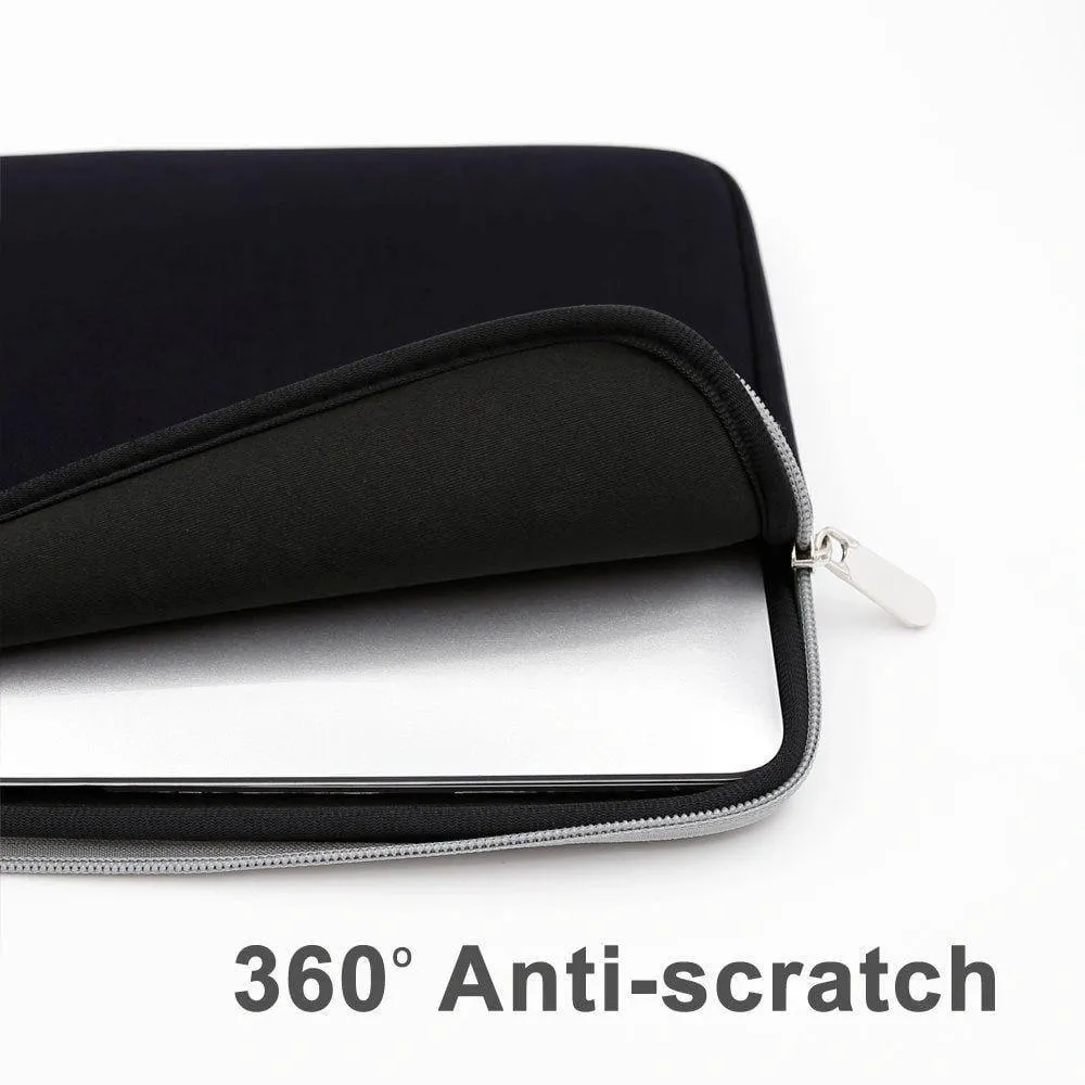 Dealsplant 13 Inch Neoprene Premium Quality Laptop Sleeve Zipper Protective Soft Slim Fit Padded Bag Cover Case