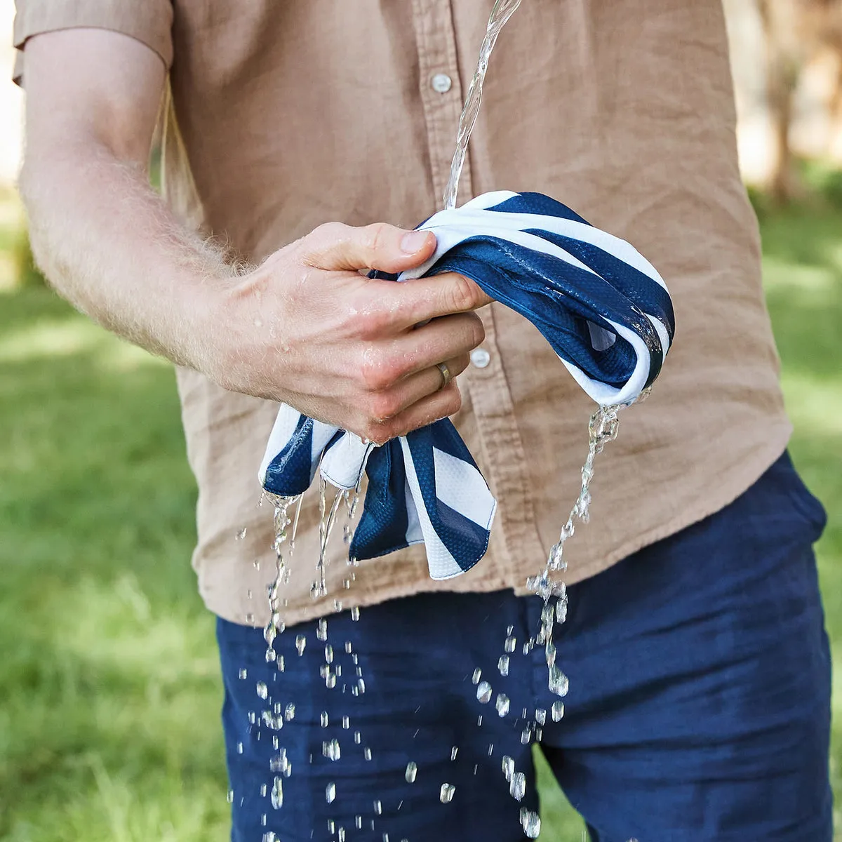 Dock & Bay Cooling Gym Towel - Whitsunday Blue