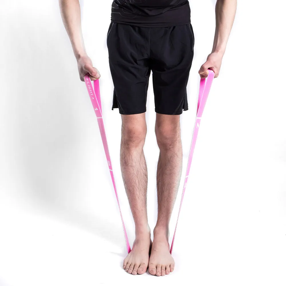LiveUp Sports Resistance Band Light Color Pink, Size Small - LS3660