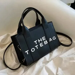 Luxury Designer Tote Bag for Women - Soft PU Shopper Handbag