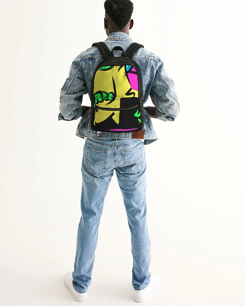 RM Skull Black Small Canvas Backpack