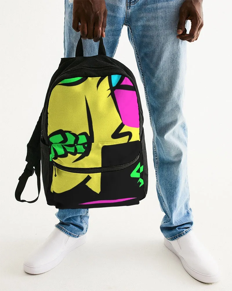 RM Skull Black Small Canvas Backpack