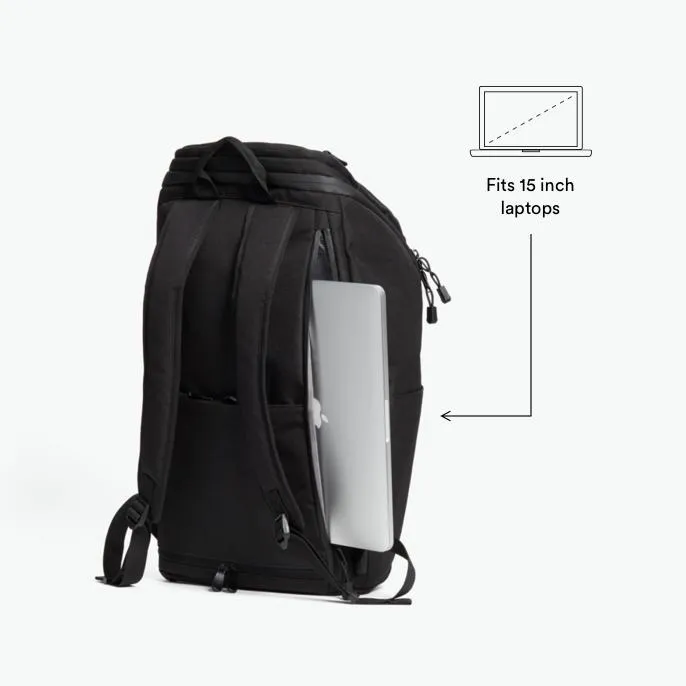 The Hakuba - 600D Recycled Poly - Onyx / Black / Grey Wave