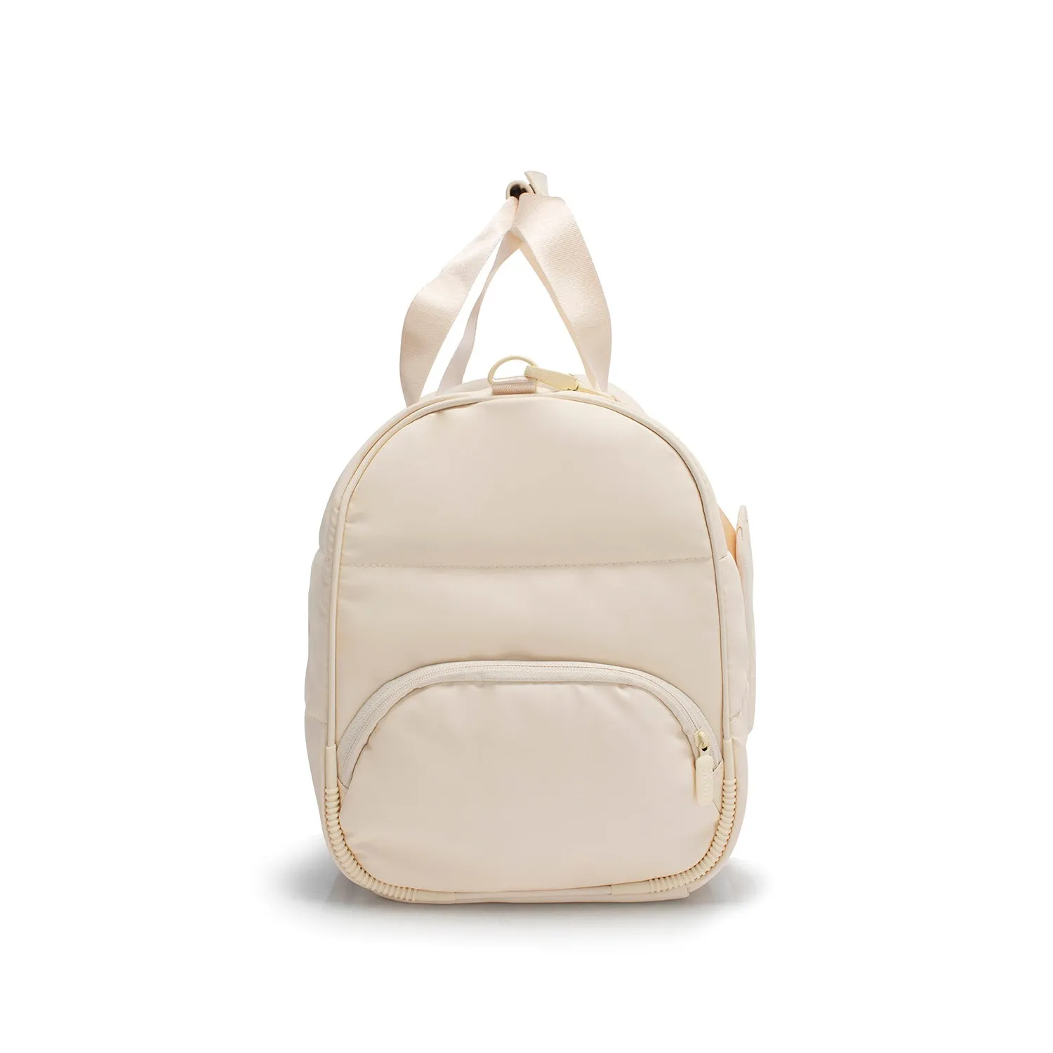 The Puffer Duffel Bag - Ivory