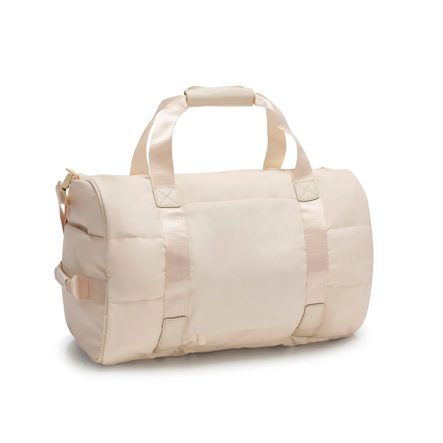 The Puffer Duffel Bag - Ivory